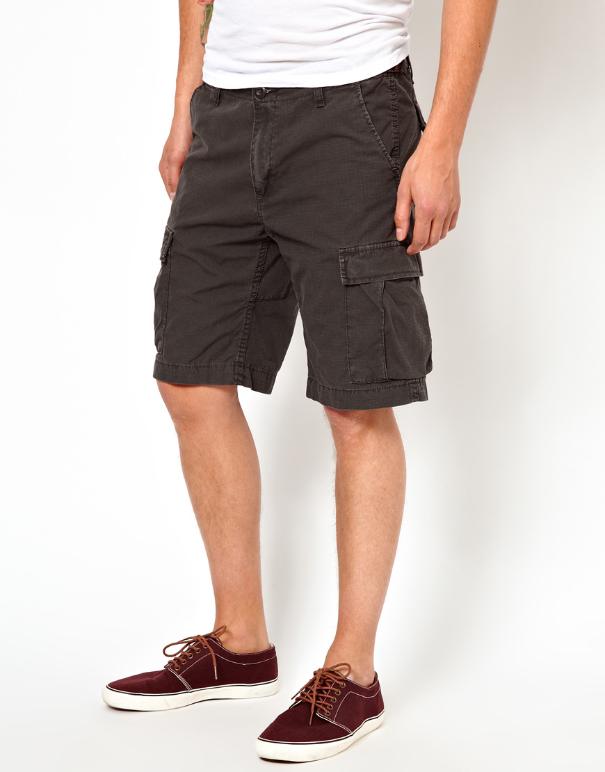 grey cargo shorts womens