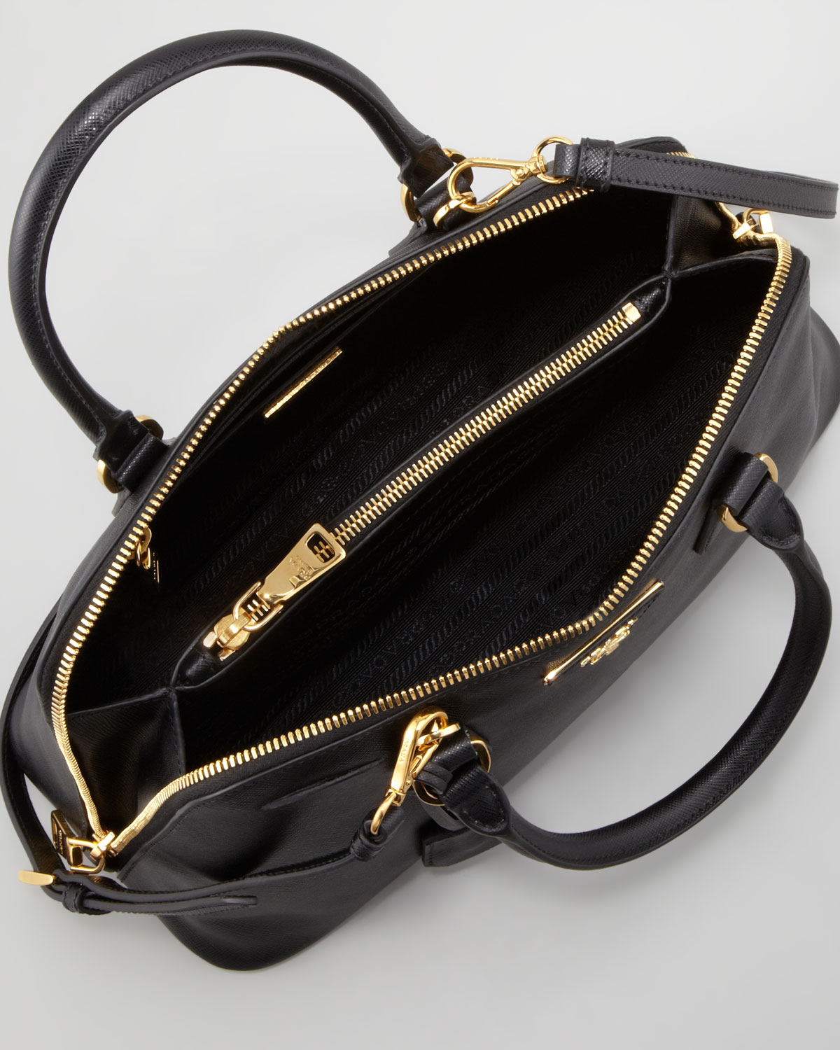 Lyst Prada Saffiano Small Promenade Crossbody Bag In Black Gallery