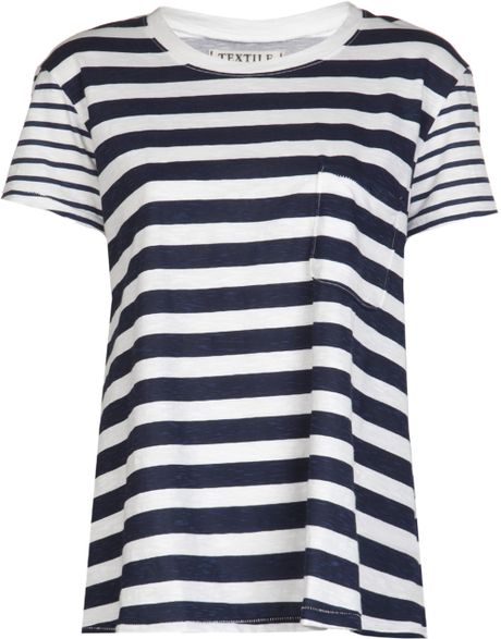 Textile Elizabeth And James Bowery Top in Blue (navy) | Lyst