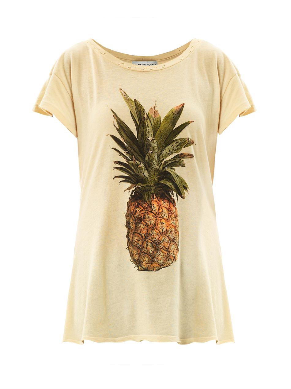 Pineapple print t shirt