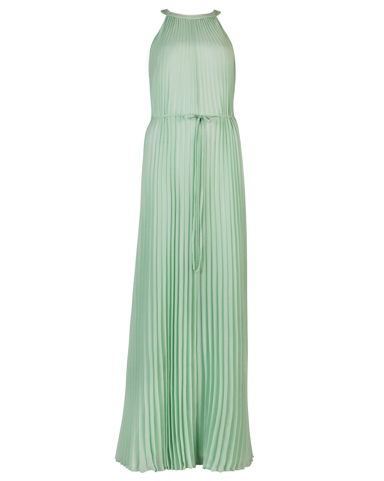 Ted Baker Kaddi Pleated Maxi Dress in Green (Mint) | Lyst