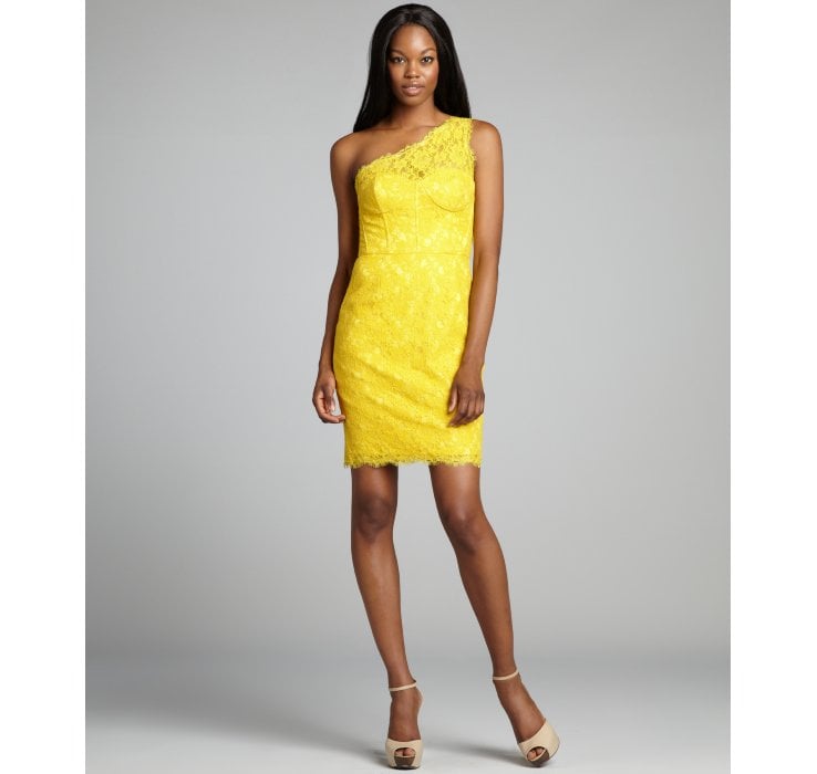 bcbgmaxazria yellow dress