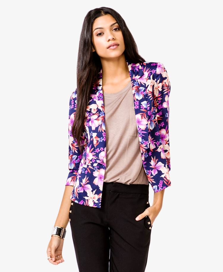 floral blazer