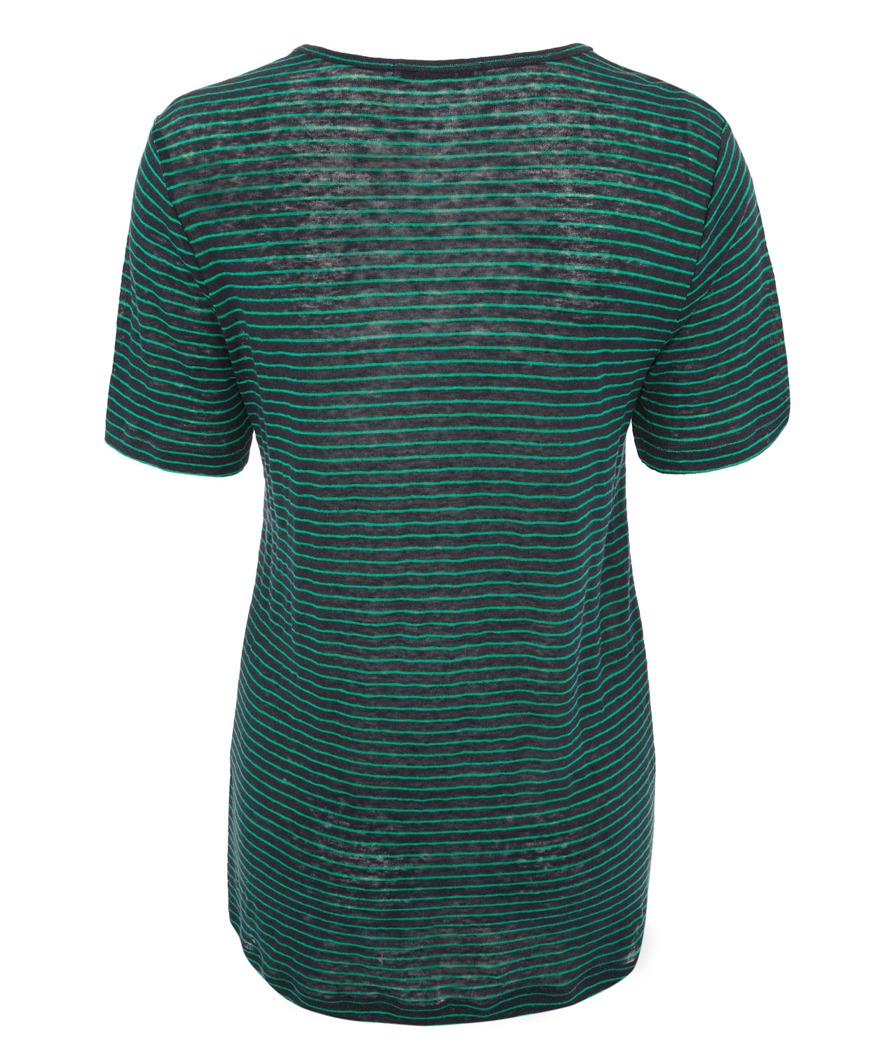 green and black striped t shirt