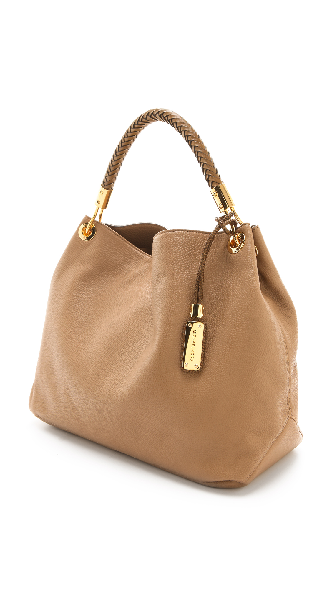 michael kors brown over the shoulder purse