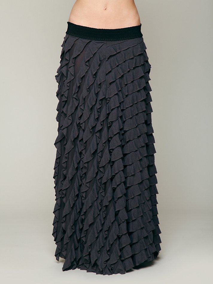 Maxi Lidia Import free lydia maxi skirt in black lyst Maxi Lidia Import free lydia maxi skirt in black lyst