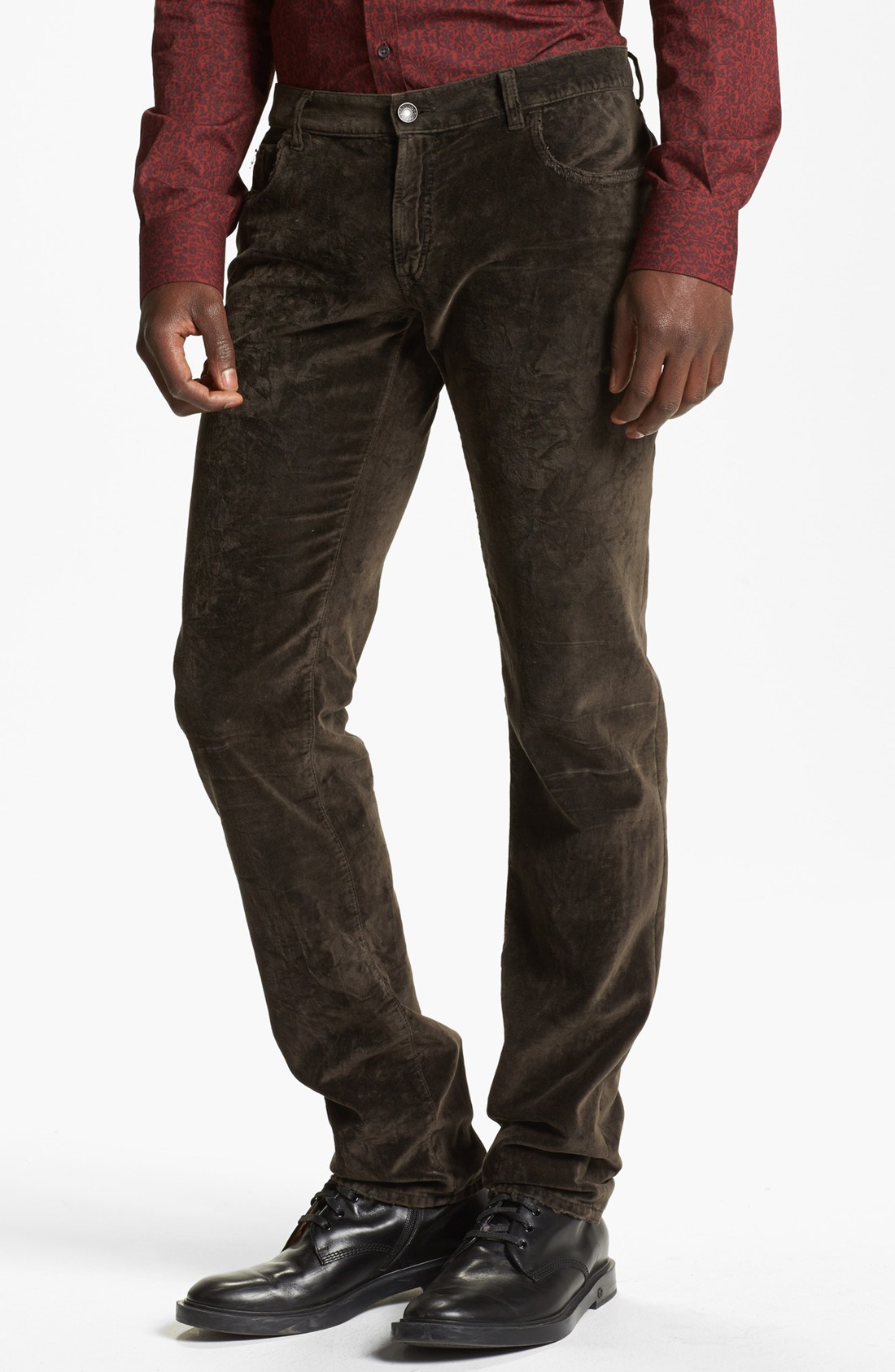 velvet trousers mens