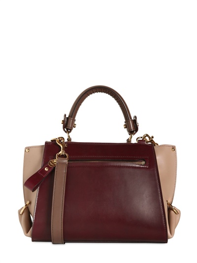 Lyst - Ferragamo Extra Small Sofia Tricolored Leather Bag
