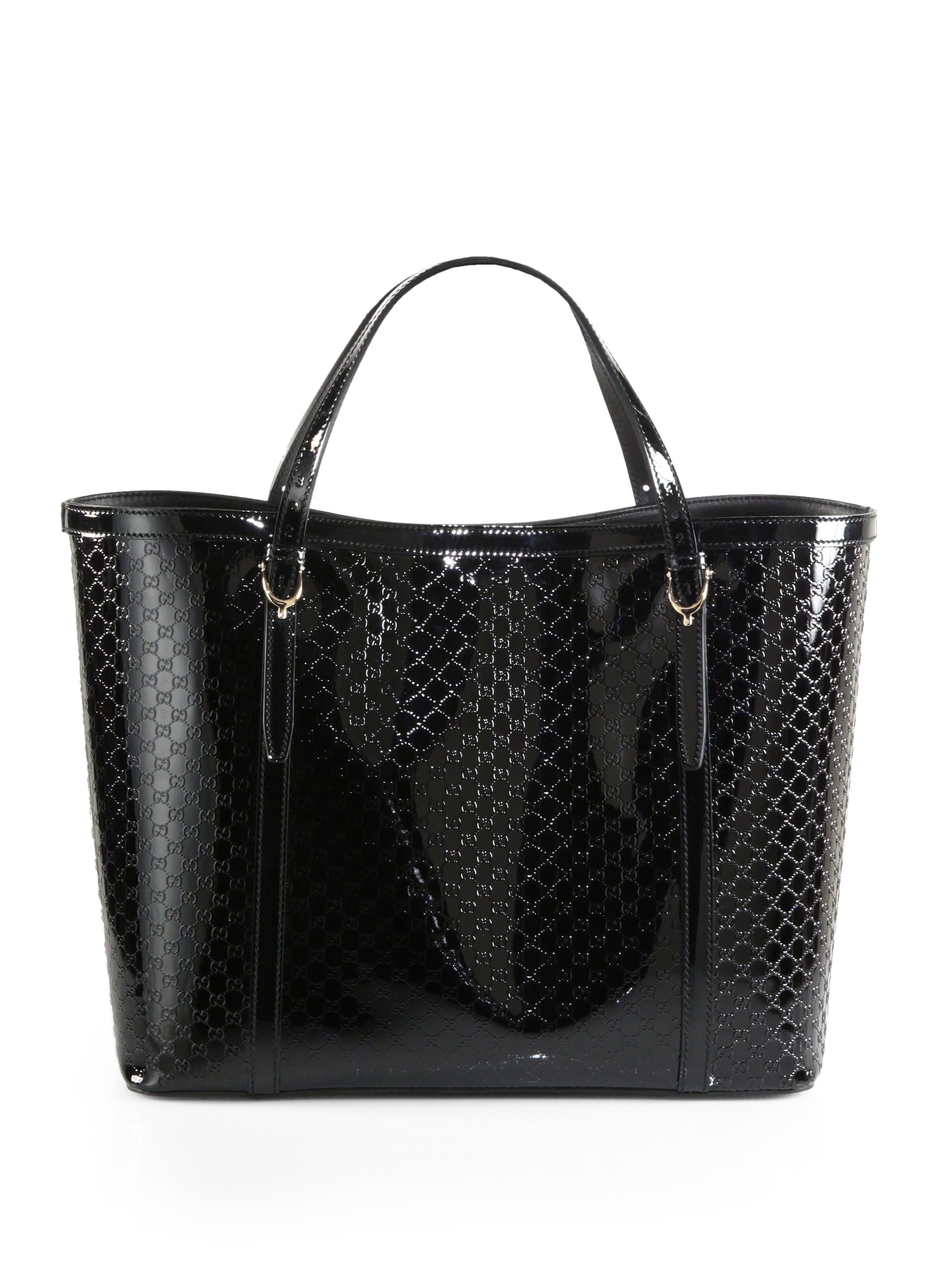 black patent gucci bag