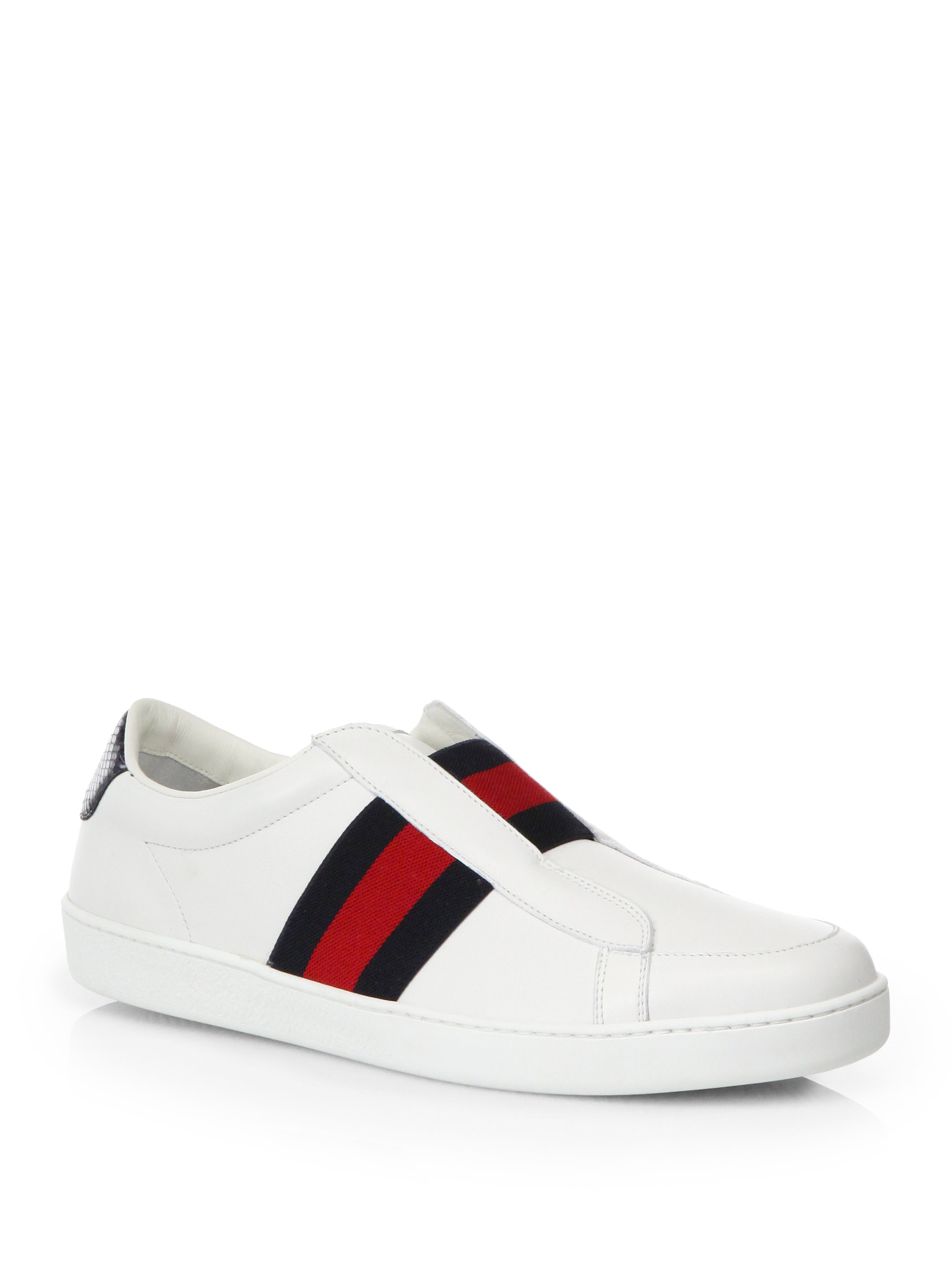 white mens gucci trainers