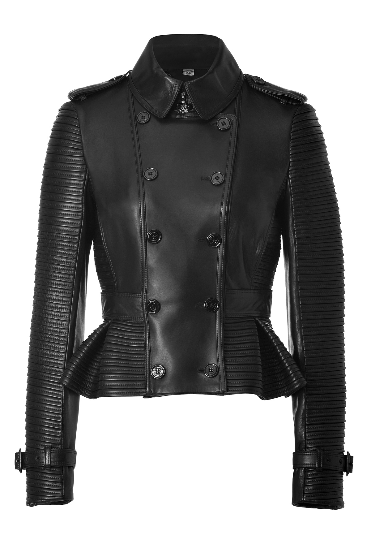 Lyst Burberry Leather Headington Jacket in Black in Black
