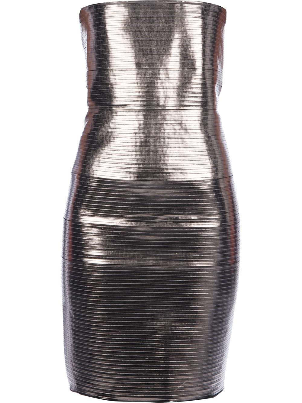 DSquared² Metallic Tube Dress in Metallic - Lyst
