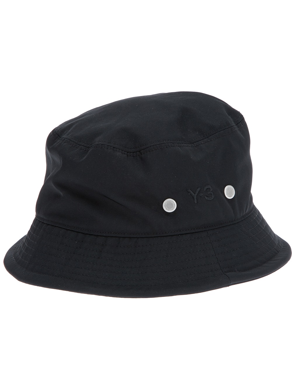 Y3 Logo Bucket Hat in Black for Men Lyst