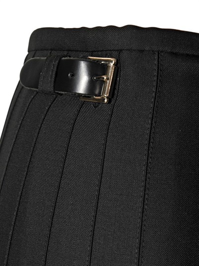 pleated mini kilt