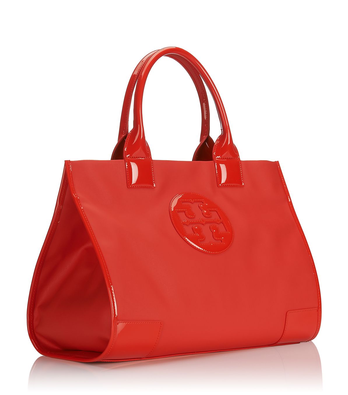 tory burch ella tote red