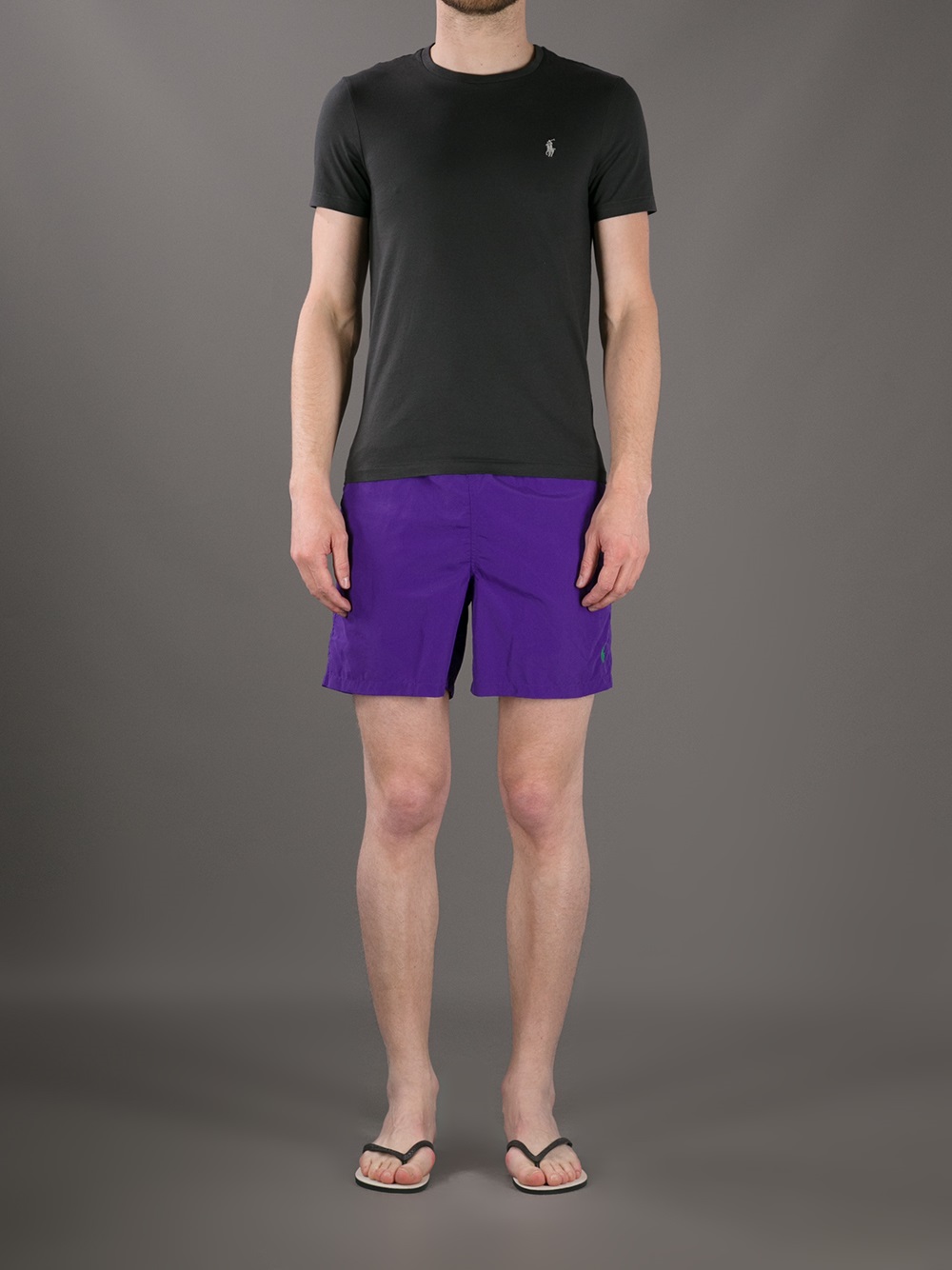 ralph lauren purple swim shorts