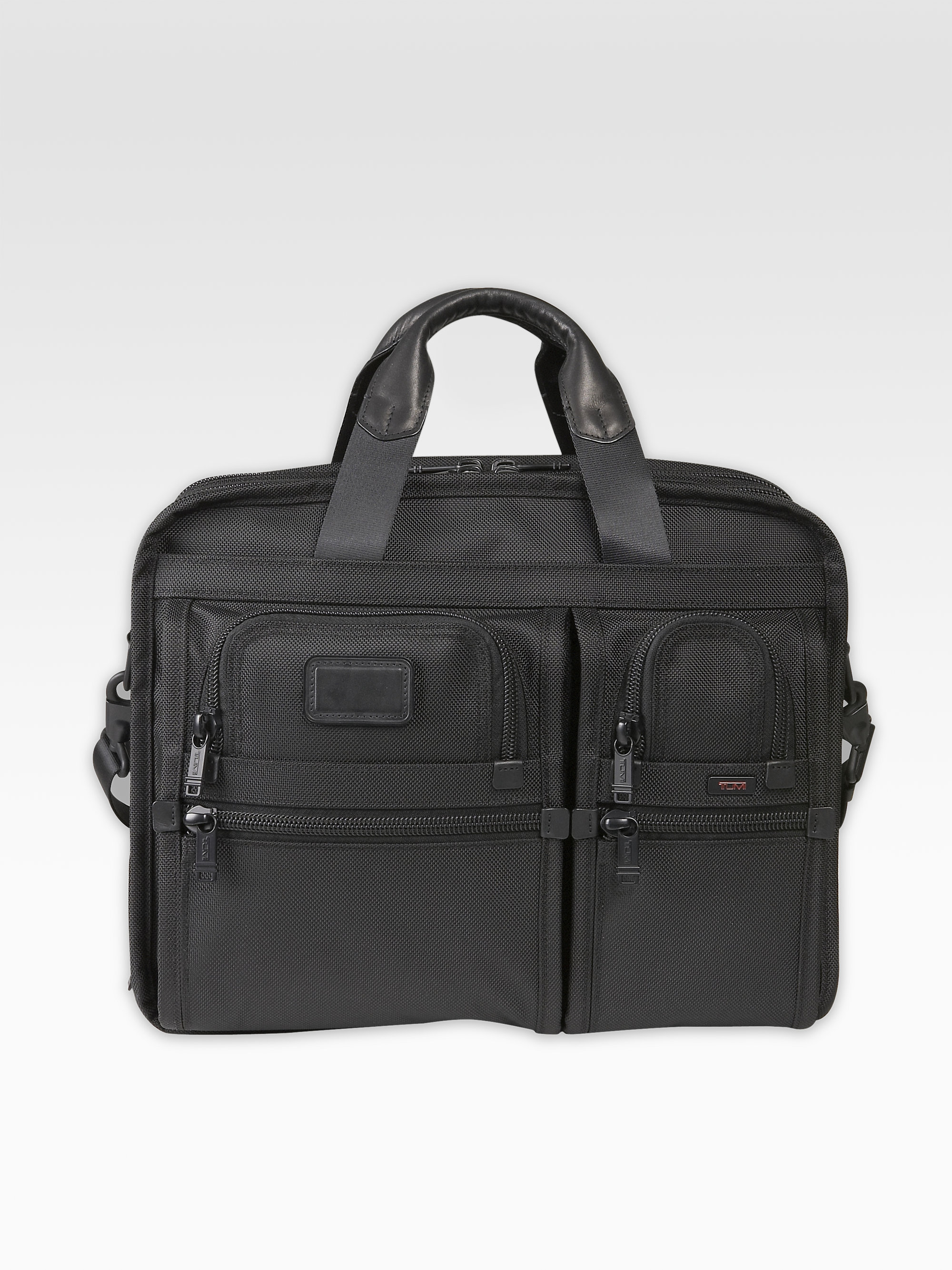 Tumi T-Pass Laptop Briefcase in Black for Men | Lyst