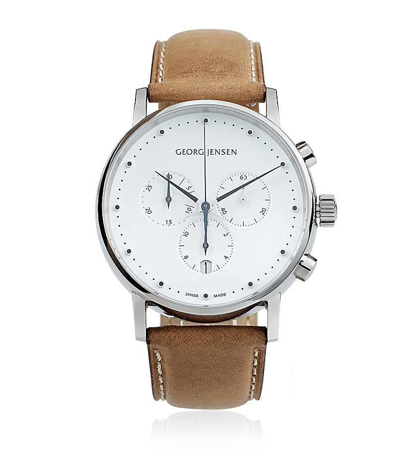 jensen Koppel Leather Watch in Metallic for Men Lyst