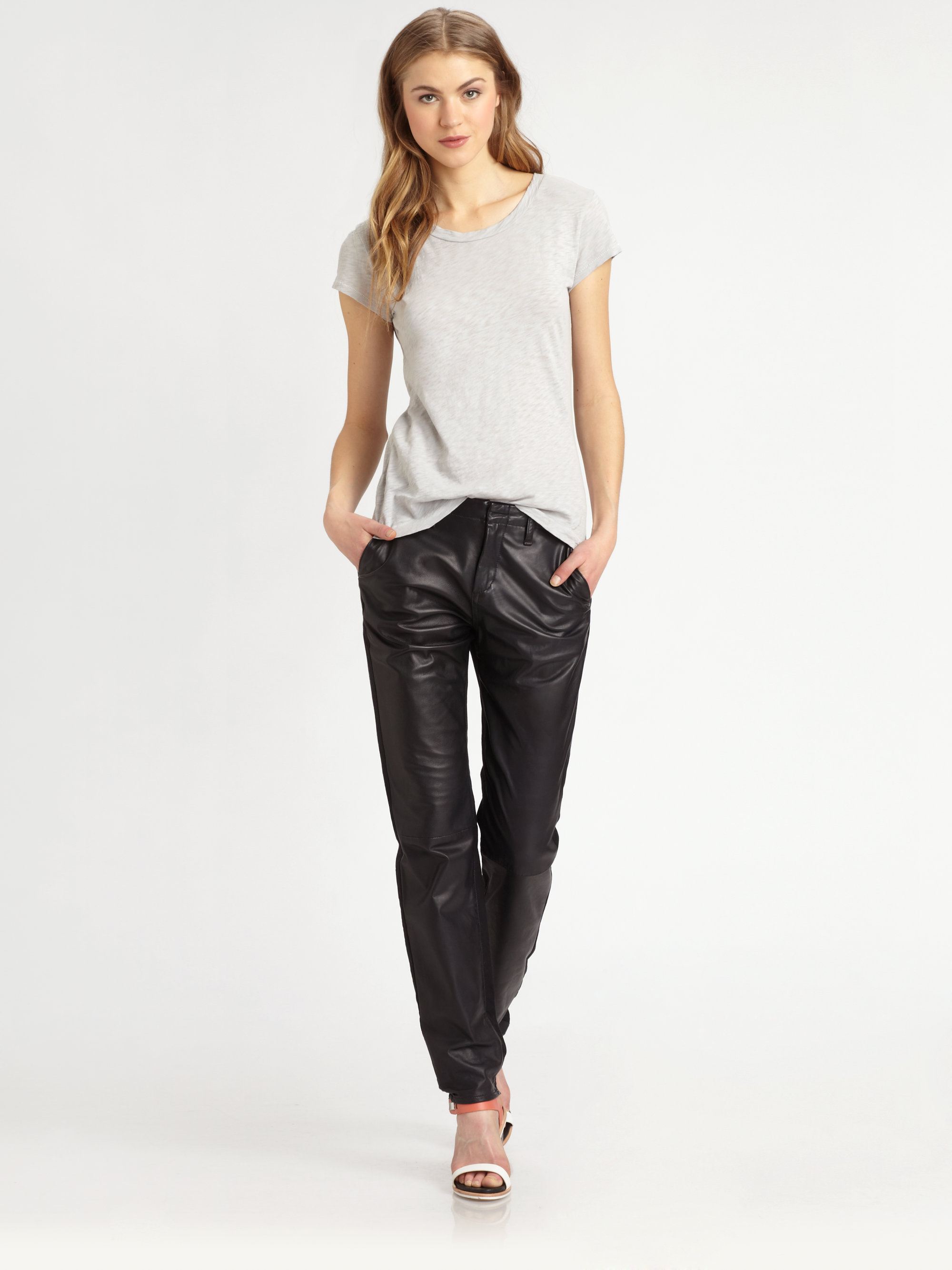 rag and bone leather pants