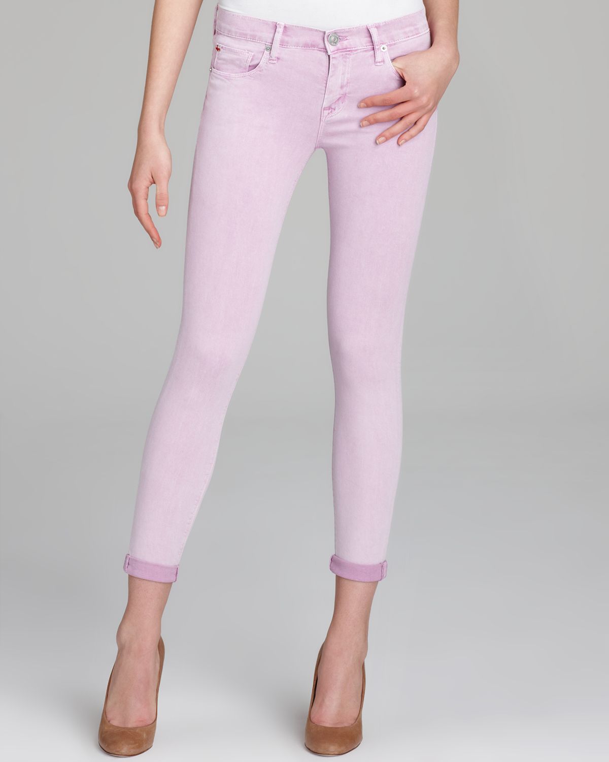 skinny purple jeans