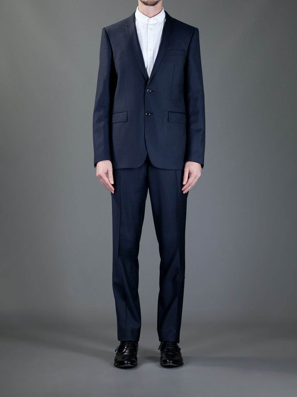 Lyst - Burberry Pin Stripe Suit in Blue for Men