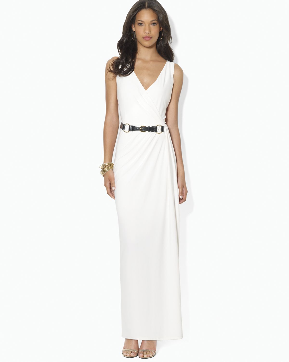 Ralph Lauren White Long Dress Clearance Sale, UP TO 54% OFF | www 