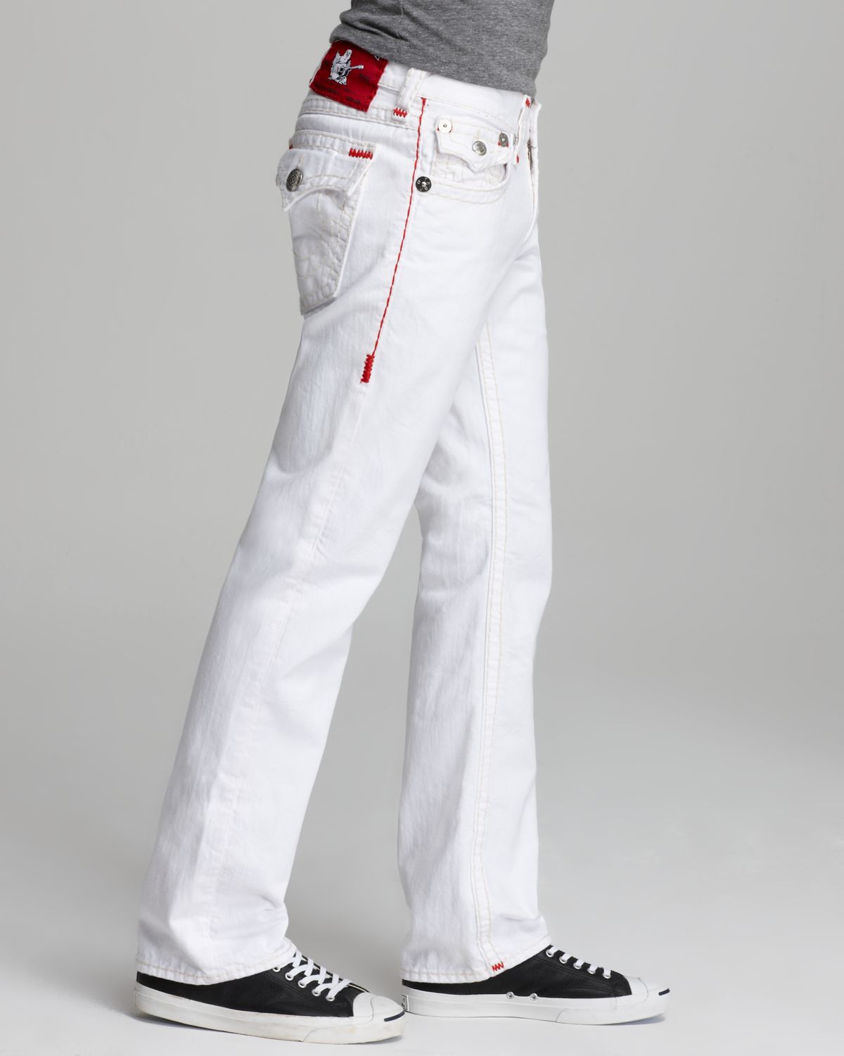 true religion pants white