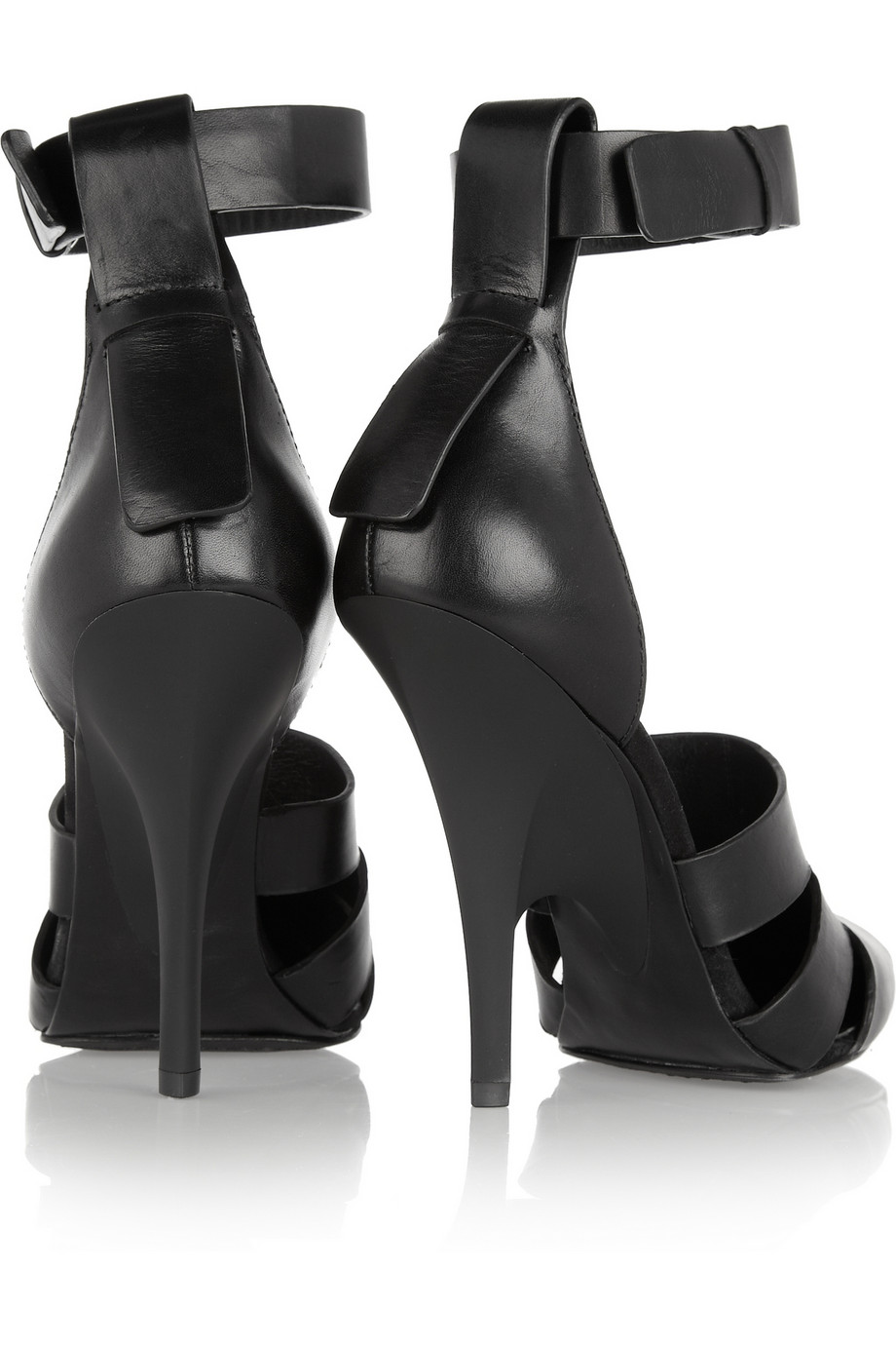 Lyst - Alexander Wang Joan Leather Sandals in Black