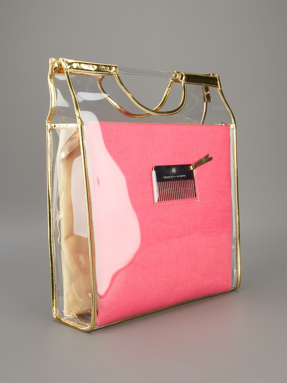 Lyst - Charlotte Olympia Transparent Clutch