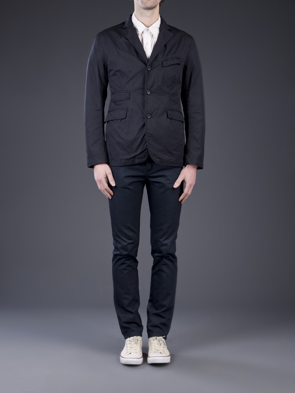 Engineered Garments Andover Jacket in Navy (Blue) for Men Lyst