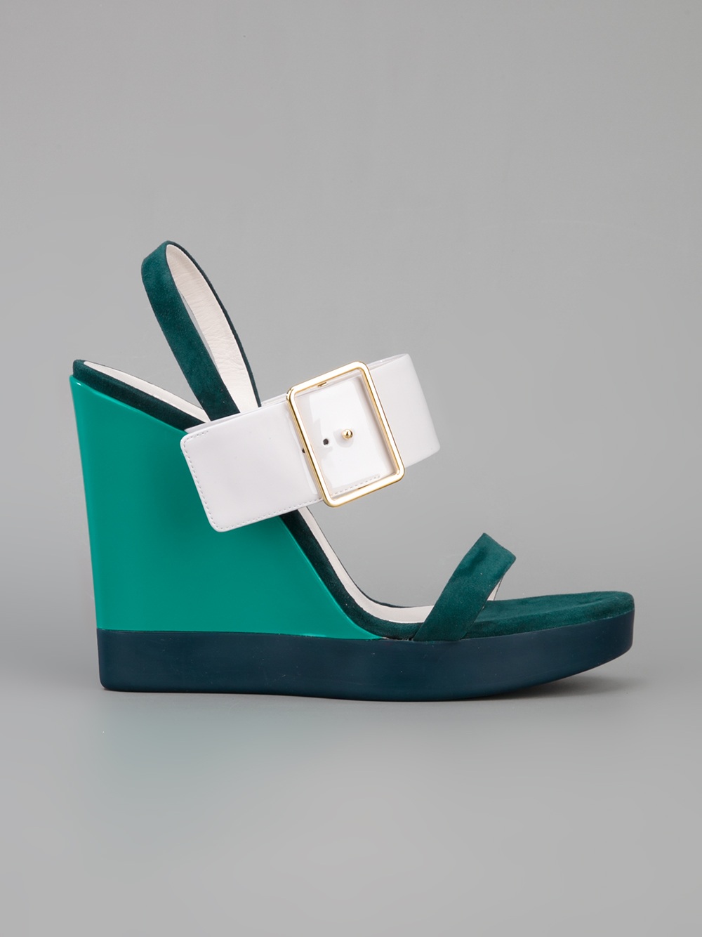 jil sander wedge sandals