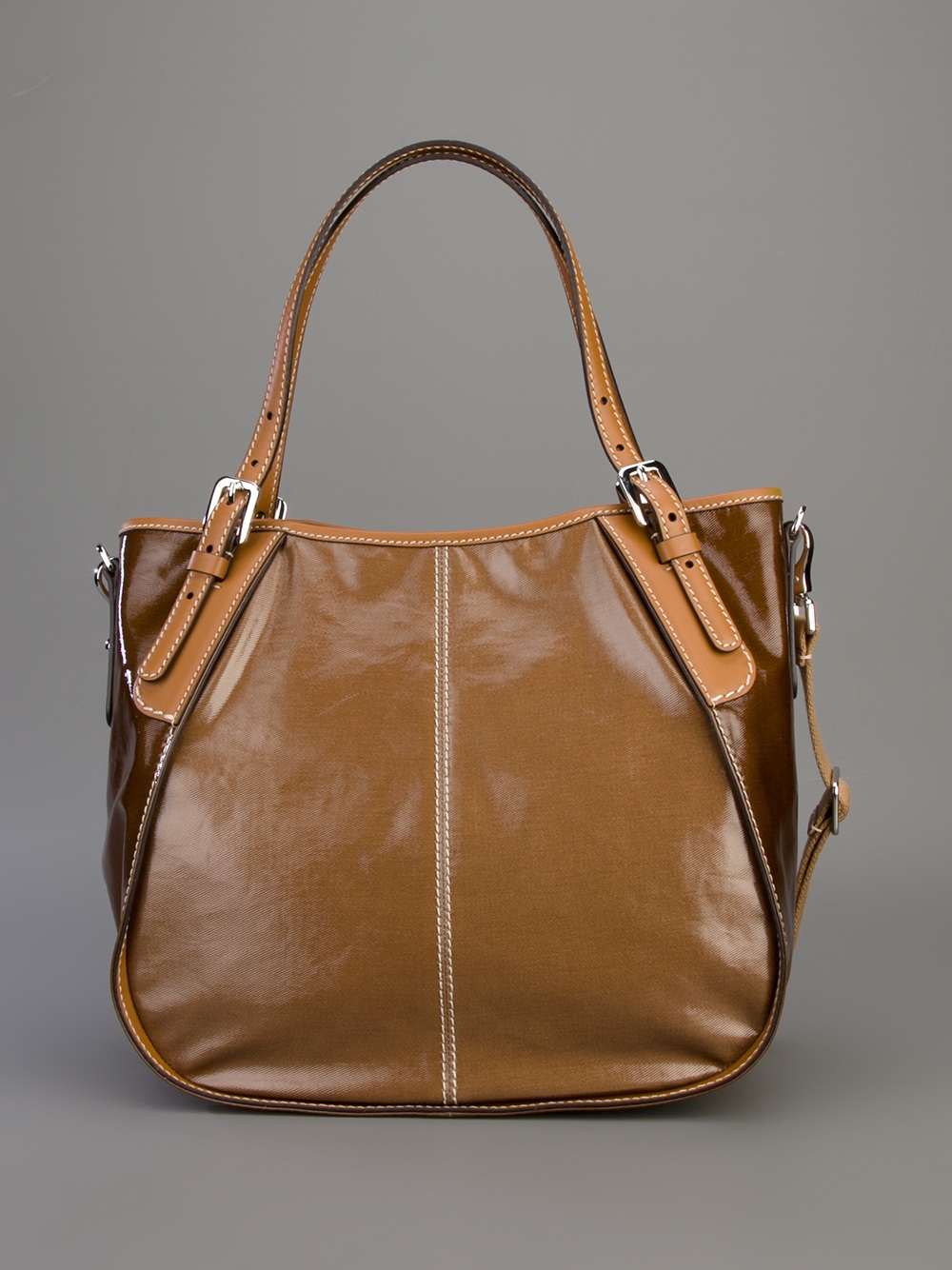 Tod's G Sacca Leather Bag in Brown - Lyst