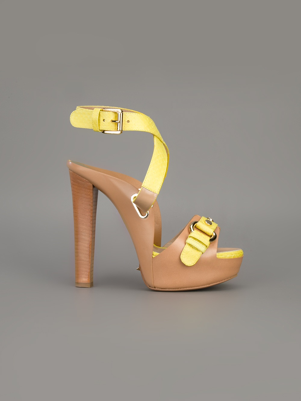 Lyst - Dsquared² Platform Sandal in Yellow