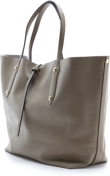 Annabel Ingall Large Isabella Tote in Gray (gold) | Lyst