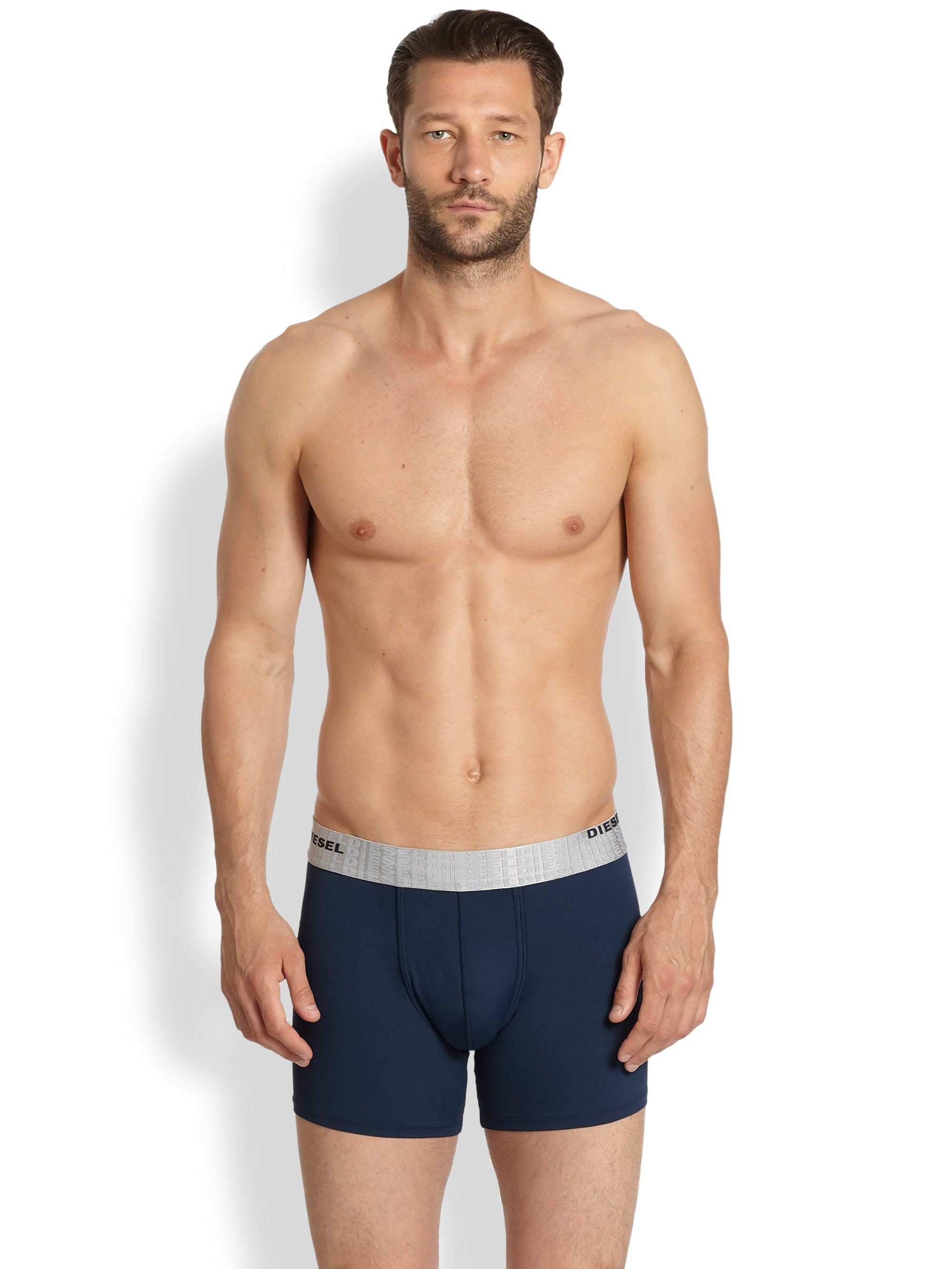 Lyst Diesel Sebastian Knit Boxer Briefs in Blue for Men