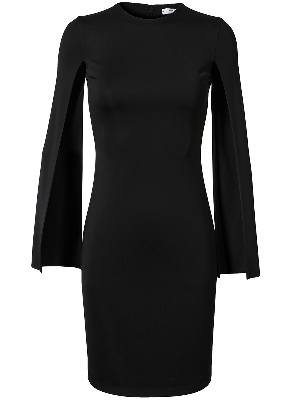 Givenchy Technosatin Dress in Black | Lyst