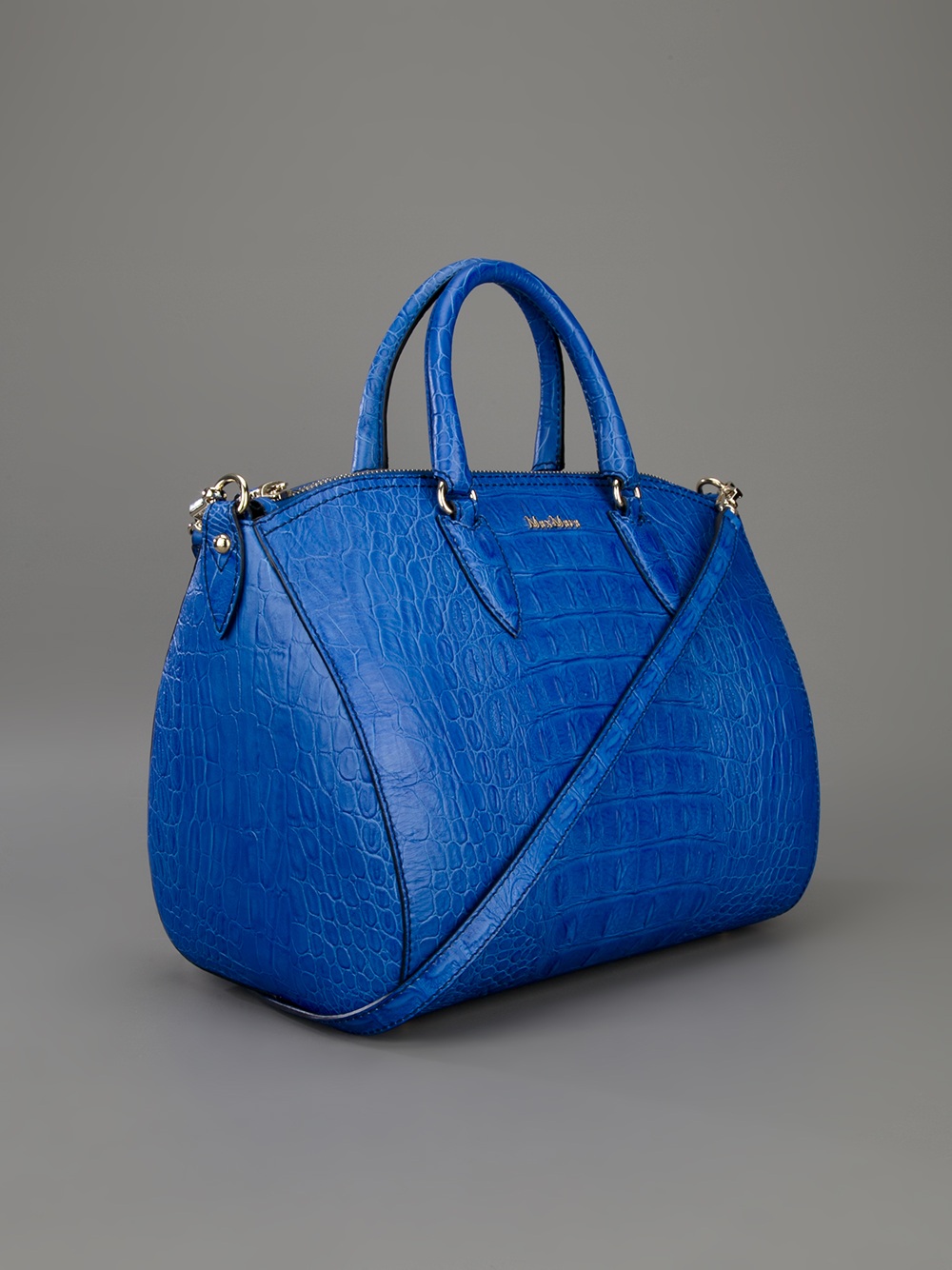 Max mara Tote Bag in Blue | Lyst