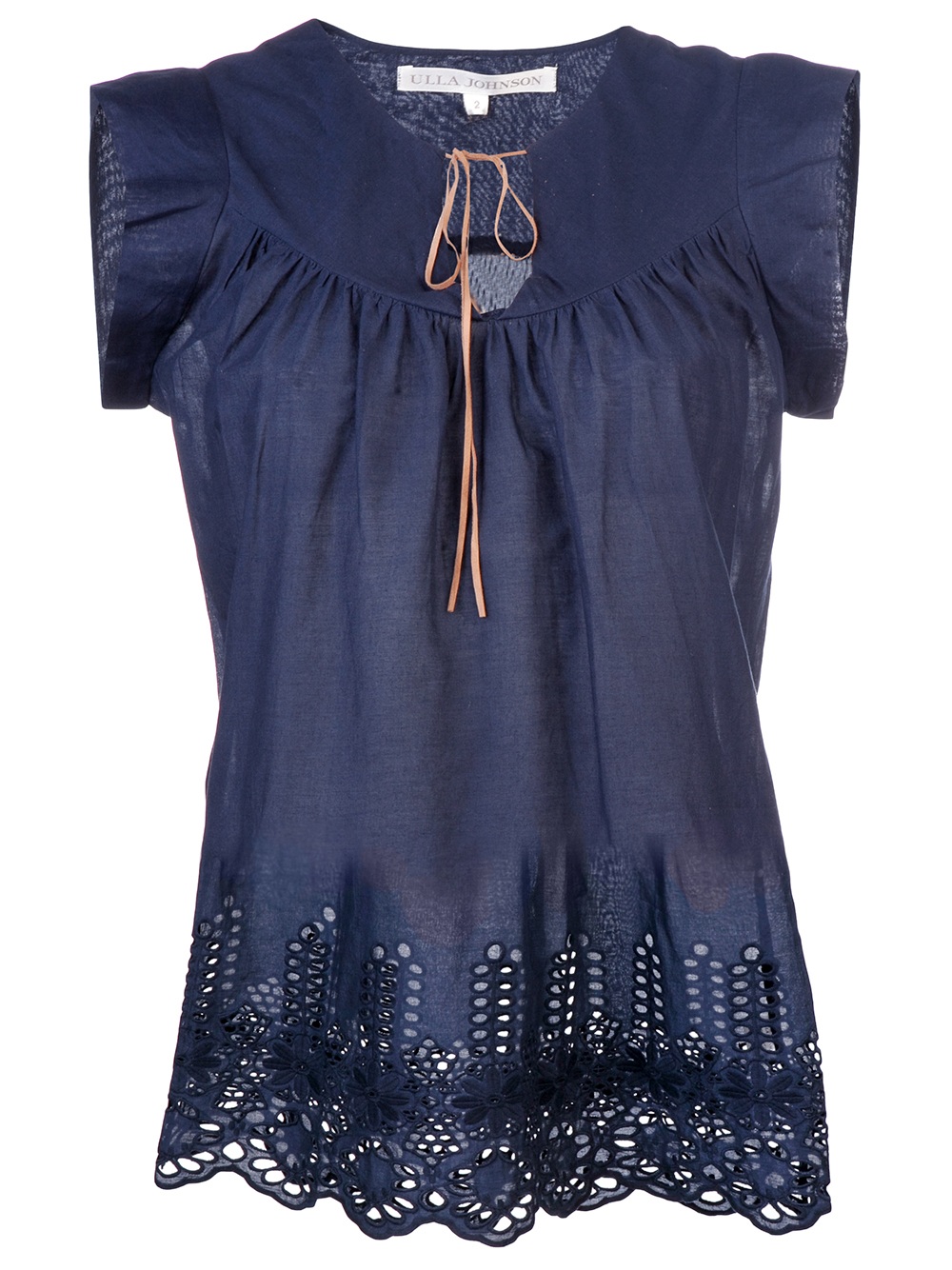 Lyst - Ulla Johnson Yvette Blouse in Blue