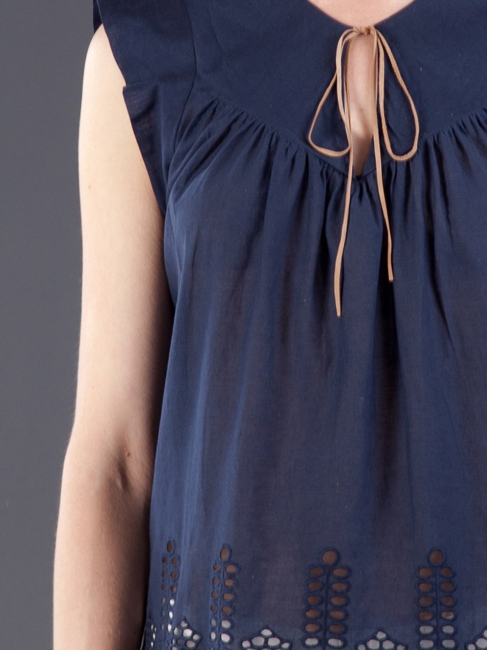 ulla johnson blue blouse