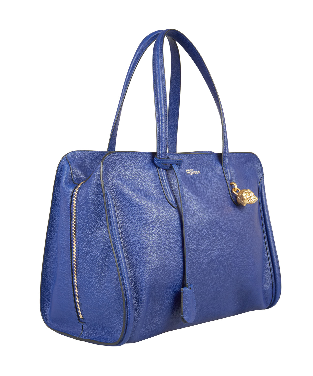 alexander mcqueen blue bag