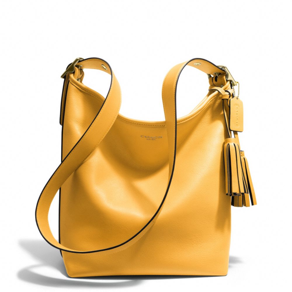 Lyst COACH Legacy Leather Duffle in Yellow