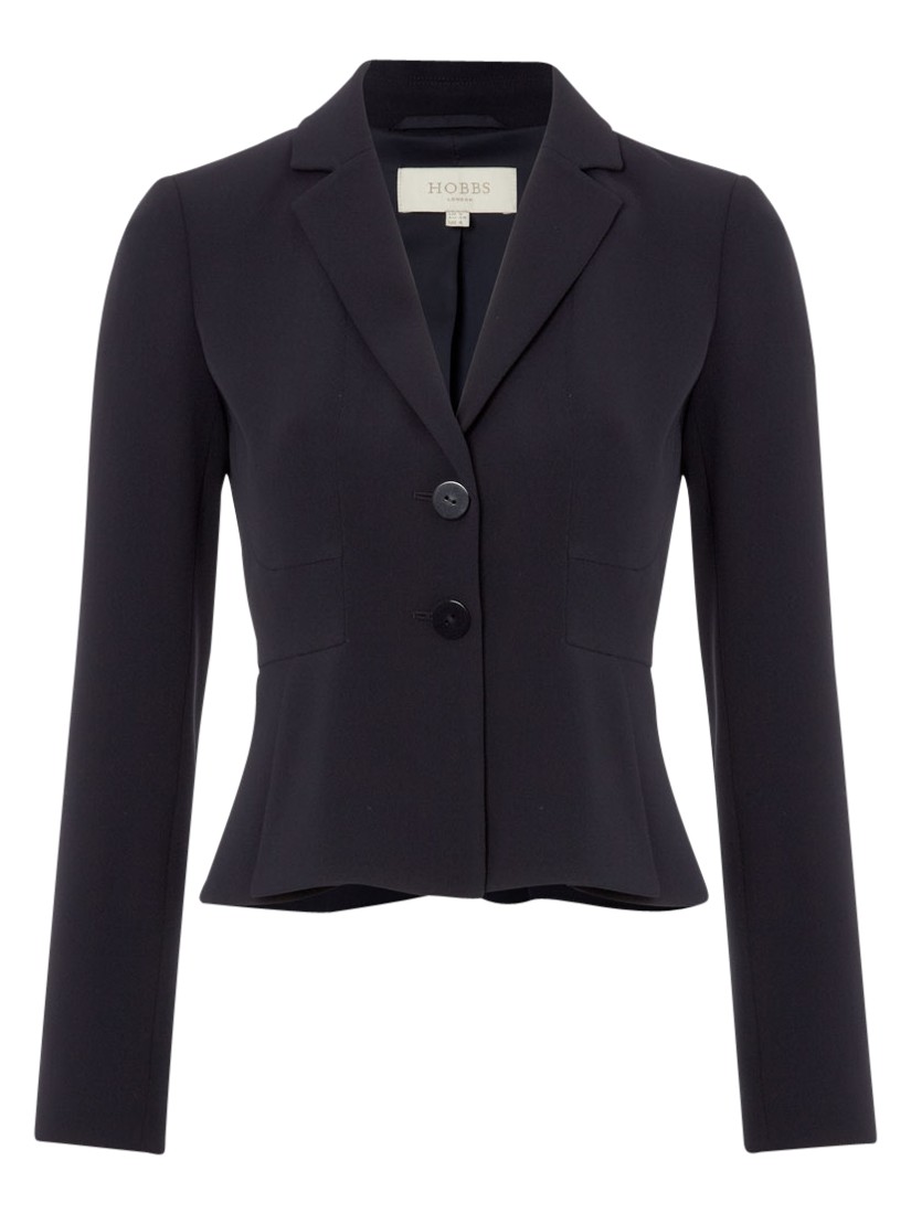 Hobbs Millais Jacket in Black (Navy) | Lyst