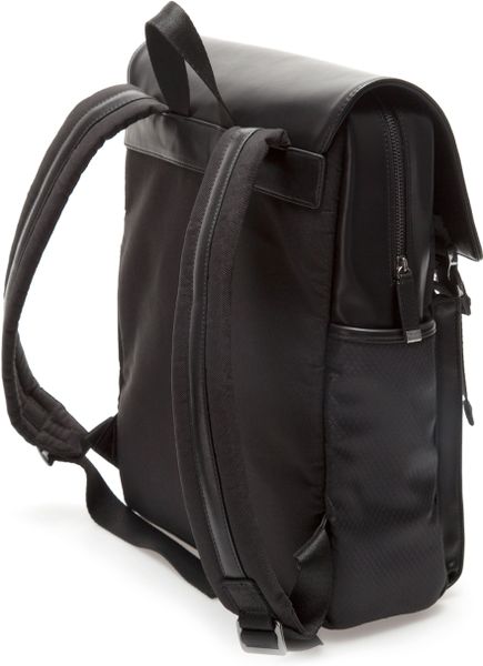 Zara Rucksack with Zip in Black for Men | Lyst