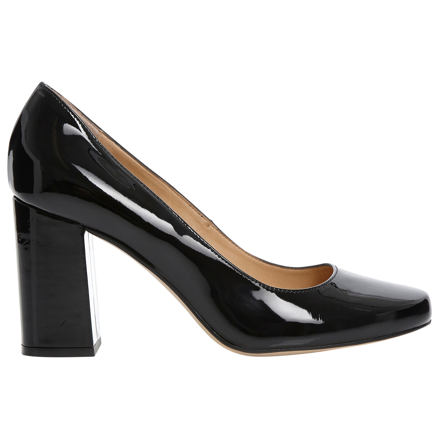 Dune Agaze Block Heel Court Shoes in Black | Lyst