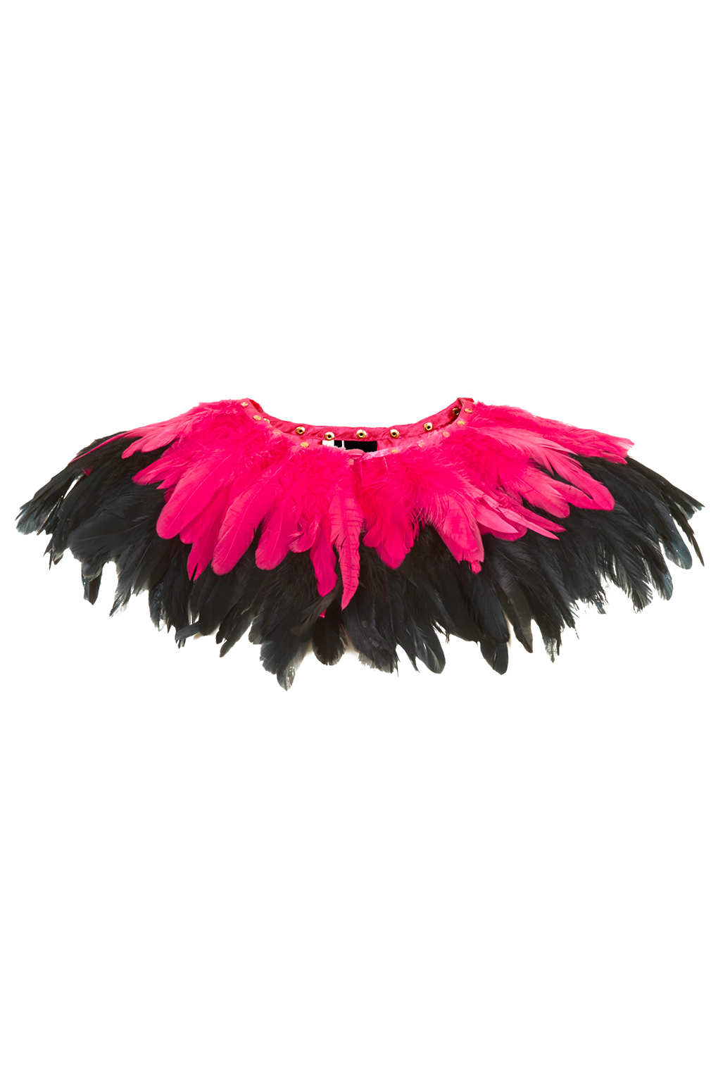 Topshop Festival Feather Cape in Pink | Lyst