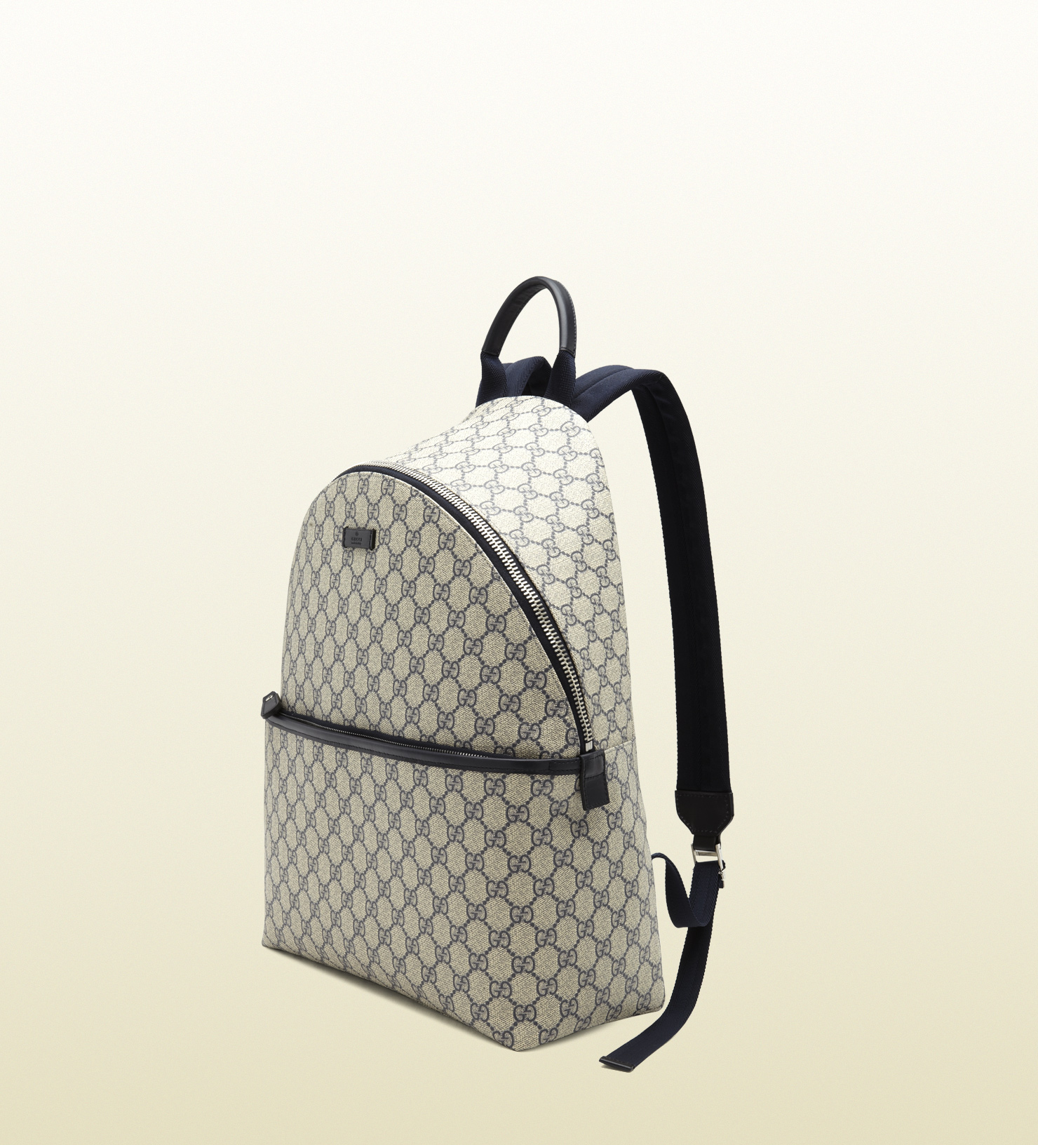Gucci Gg Supreme Canvas Zip Backpack in Gray for Men (beige) | Lyst