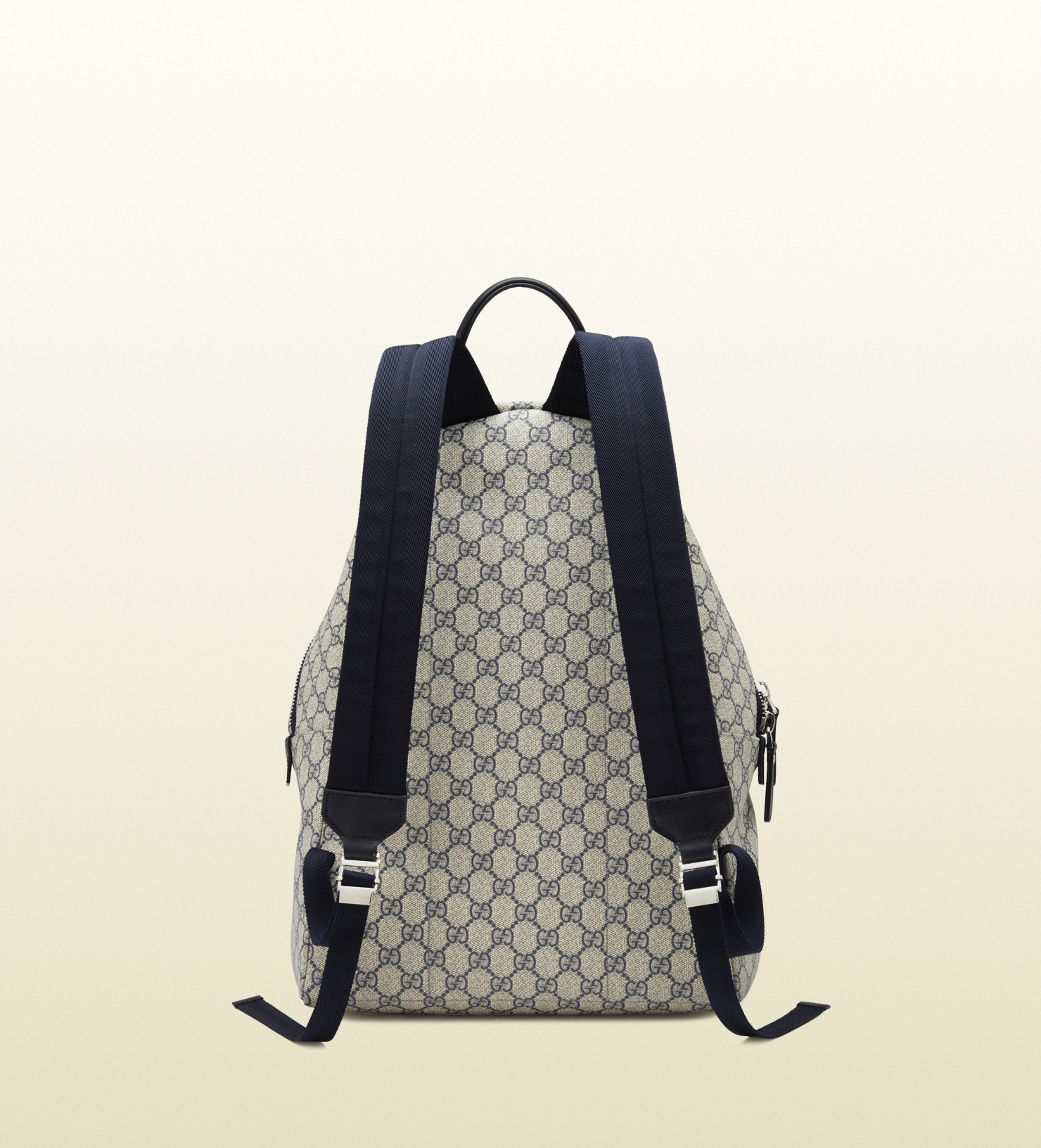 Gucci Gg Supreme Canvas Zip Backpack in Gray for Men (beige) | Lyst