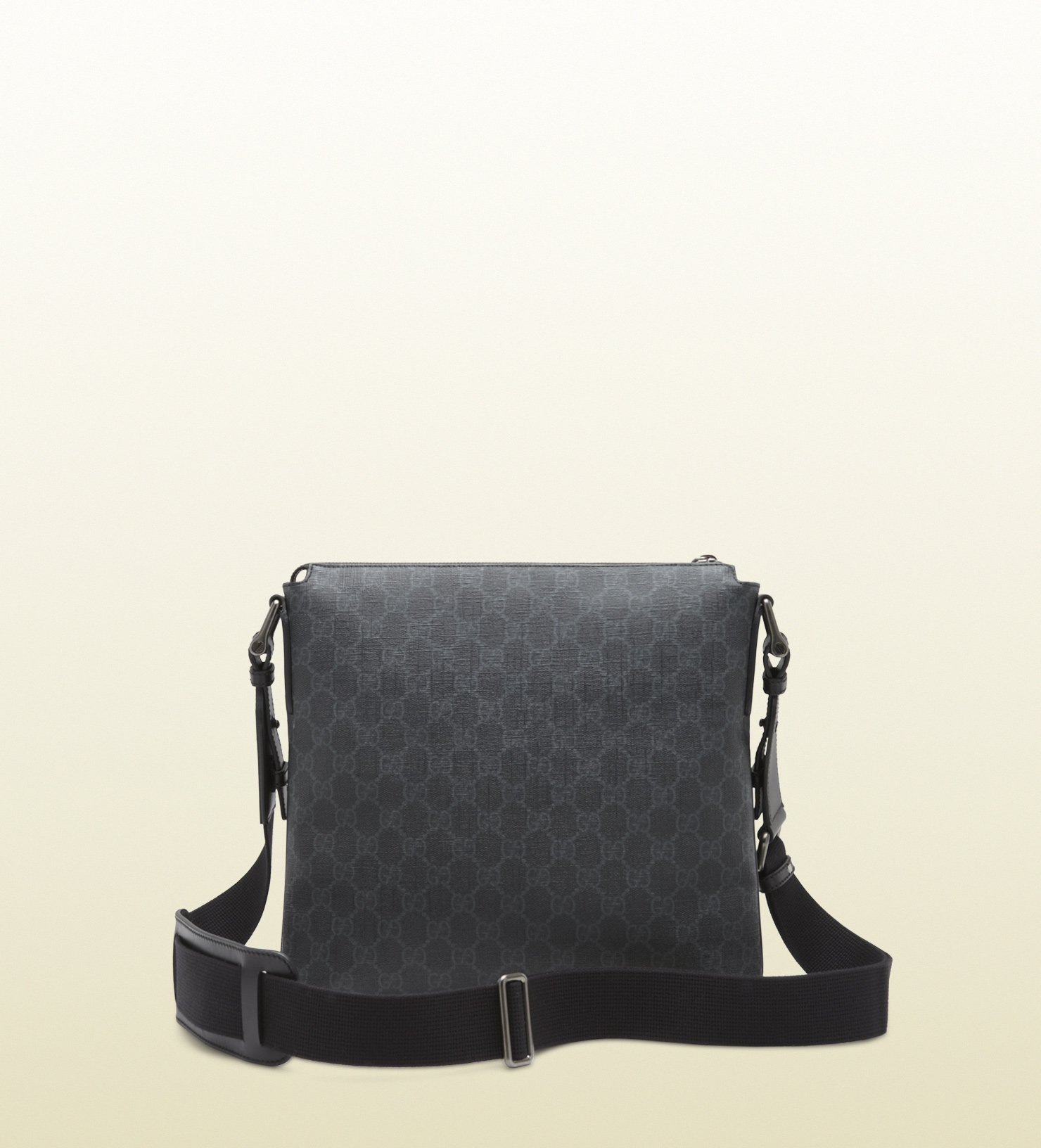 Lyst - Gucci Gg Supreme Canvas Messenger Bag in Black for Men
