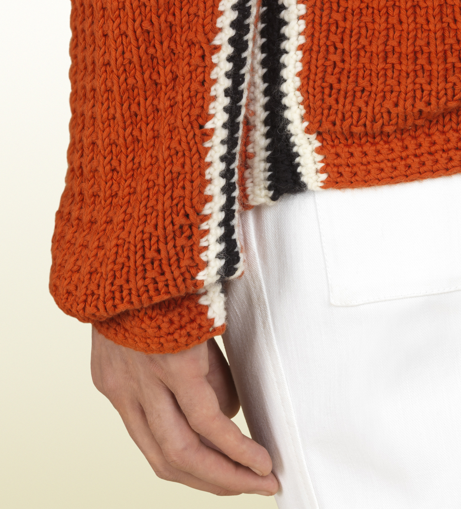 gucci orange sweater