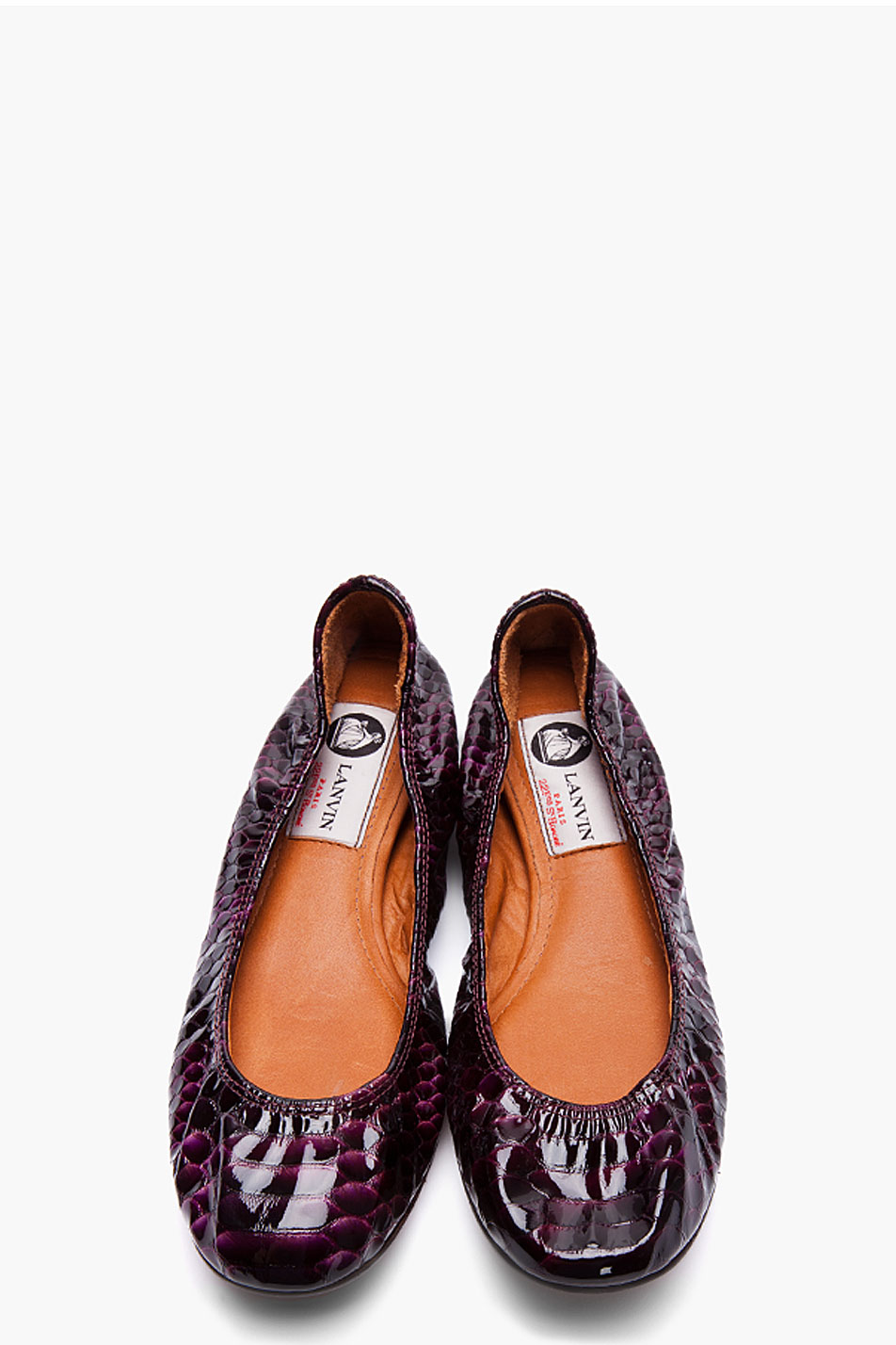 plum colored flats